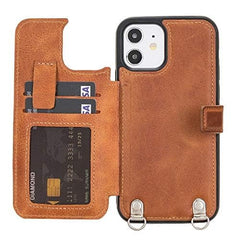 Fermo Leather Crossbody Wallet Phone Case for iPhone 12