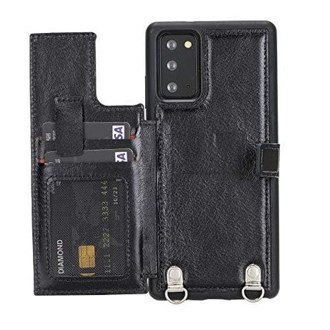 Fermo Leather Crossbody Wallet Phone Case for Galaxy Note 20