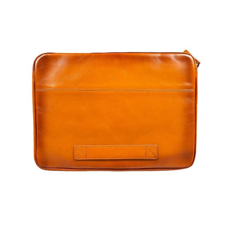 Awe Genuine Leather Laptop / Tablet Sleeves - Tan