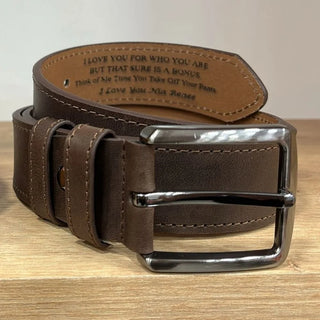 Urban Classic Leather Men's Belt - Brown