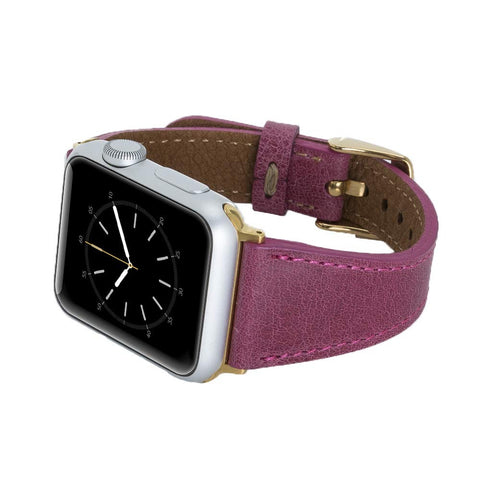 Correa delgada de cuero Messina para Apple Watch