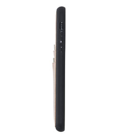 Funda tipo billetera de cuero Capri Snap On para iPhone 11