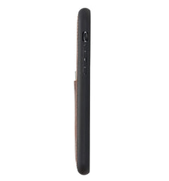 Funda tipo billetera de cuero Capri Snap On para iPhone 11 Pro