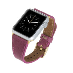 Messina Leather Slim Band Strap for Apple Watch