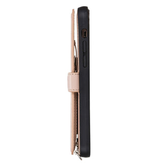 Fermo Funda de cuero para teléfono con billetera cruzada para iPhone 12 Pro Max