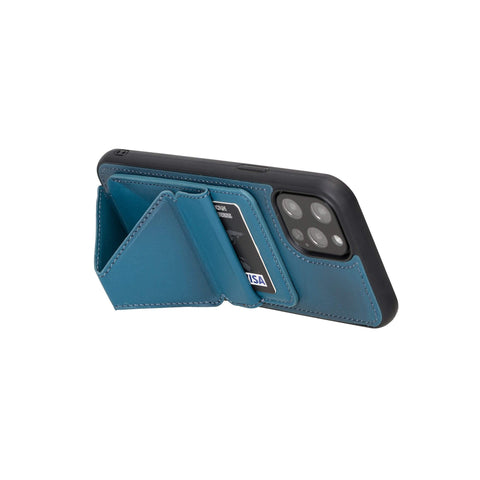 Messa RFID Blocking Leather Case for iPhone 12 Pro Max with a Detachable Wallet