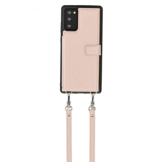 Fermo Funda de cuero para teléfono con billetera cruzada para Galaxy Note 20