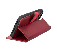 Funda tipo billetera de cuero desmontable con bloqueo RFID Ravenna para iPhone 14 Plus