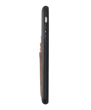 Funda tipo billetera de cuero Capri Snap On para iPhone XS Max