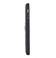 Funda tipo billetera de cuero Capri Snap On para iPhone X