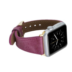 Messina Leather Slim Band Strap for Apple Watch