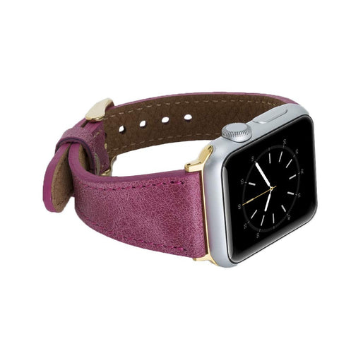 Correa delgada de cuero Messina para Apple Watch