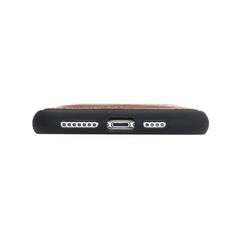 Funda tipo billetera de cuero Capri Snap On para iPhone 11 Pro Max