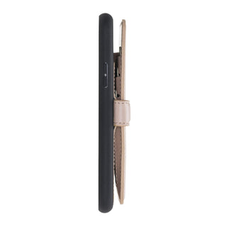 Verona Funda tipo billetera delgada de cuero con bloqueo RFID para iPhone 11 Pro