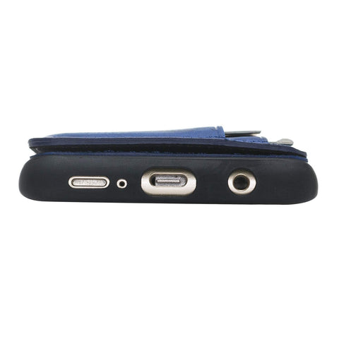 Pisa Snap On Leather Wallet Case with Stand for Samsung Galaxy S9 Plus
