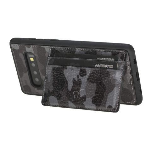 Pisa Snap On Leather Wallet Case with Stand for Samsung Galaxy S10 Plus