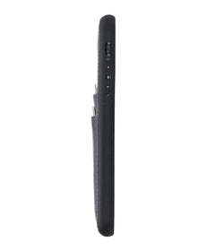 Funda tipo billetera de cuero Capri Snap On para iPhone 11