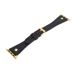 Correa delgada de cuero Sessa para Apple Watch