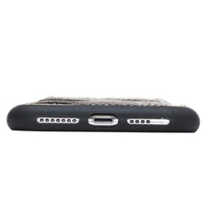 Funda tipo billetera de cuero Capri Snap On para iPhone XS Max