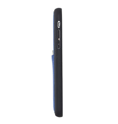 Funda tipo billetera de cuero Capri Snap On para iPhone X