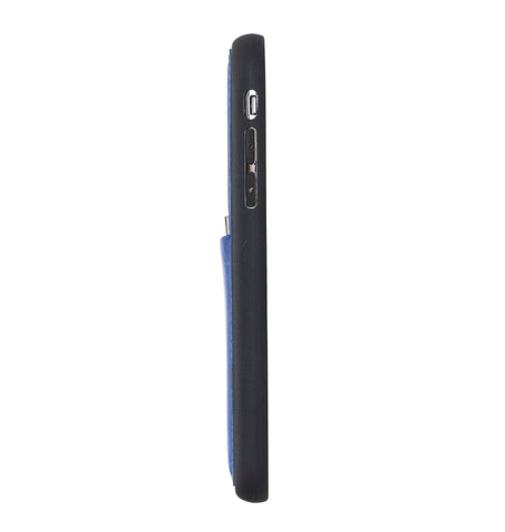 Funda tipo billetera de cuero Capri Snap On para iPhone X