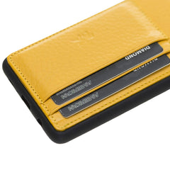 Funda tipo billetera de cuero Pisa Snap On con soporte para Samsung Galaxy S10 Plus