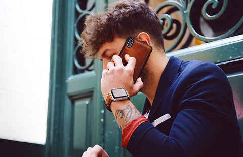 Correa de cuero Toscana para Apple Watch