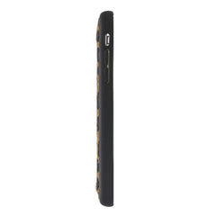Funda de cuero Lucca Snap On para iPhone XS