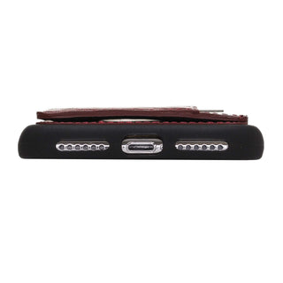 Pisa Snap On Leather Wallet Case with Stand for iPhone X