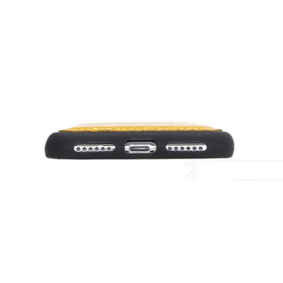 Funda tipo billetera de cuero Capri Snap On para iPhone X
