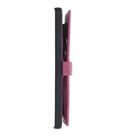 Verona Funda tipo billetera delgada de cuero con bloqueo RFID para Samsung Galaxy Note 10 Plus