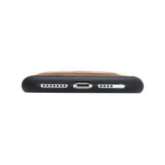 Funda tipo billetera de cuero Capri Snap On para iPhone XS Max