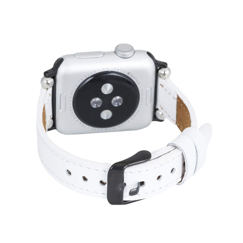 Correa delgada de cuero Foggia para Apple Watch