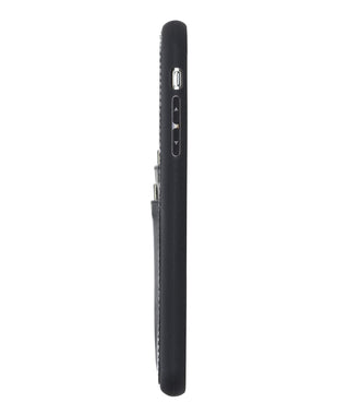 Funda tipo billetera de cuero Capri Snap On para iPhone XS Max