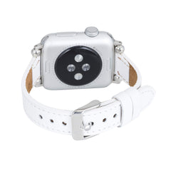 Correa delgada de cuero Foggia para Apple Watch