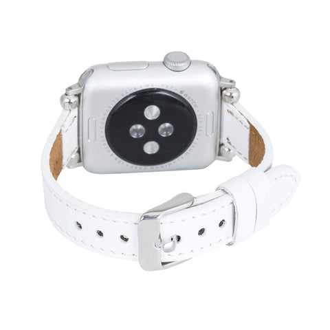 Correa delgada de cuero Foggia para Apple Watch