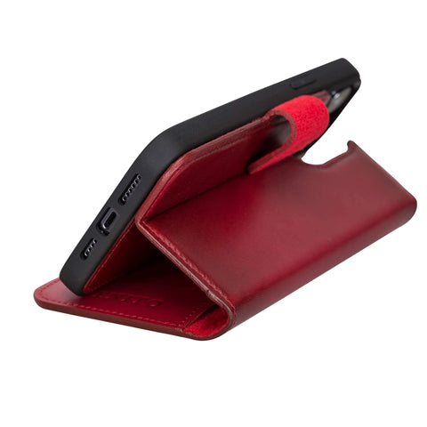 Ravenna RFID Blocking Detachable Leather Wallet Case for iPhone 13 Pro Max