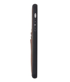 Funda tipo billetera de cuero Capri Snap On para iPhone 11 Pro Max