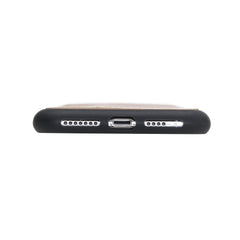 Funda tipo billetera de cuero Capri Snap On para iPhone XS Max