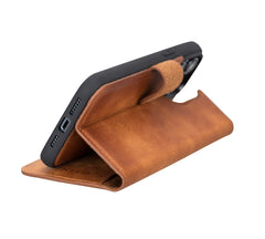 Ravenna RFID Blocking Detachable Leather Wallet Case for iPhone 14 Pro Max