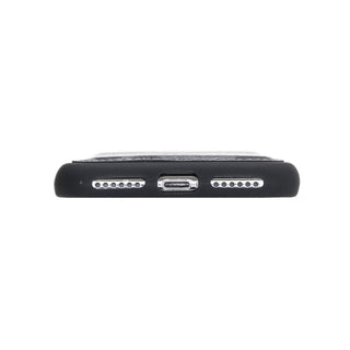 Funda tipo billetera de cuero Capri Snap On para iPhone X