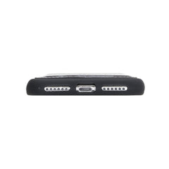 Funda tipo billetera de cuero Capri Snap On para iPhone X