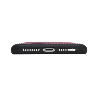 Funda tipo billetera de cuero Capri Snap On para iPhone XS Max