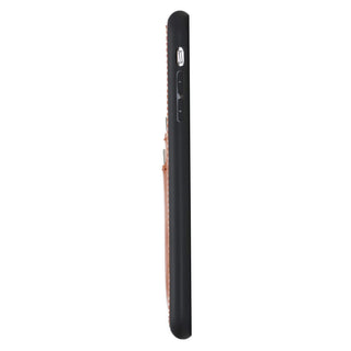 Funda tipo billetera de cuero Capri Snap On para iPhone XS Max