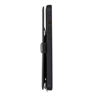 Fermo Funda de cuero para teléfono con billetera cruzada para iPhone 12 Pro Max