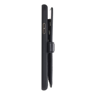 Verona Funda tipo billetera delgada de cuero con bloqueo RFID para iPhone 11