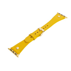 Correa delgada de cuero Sessa para Apple Watch
