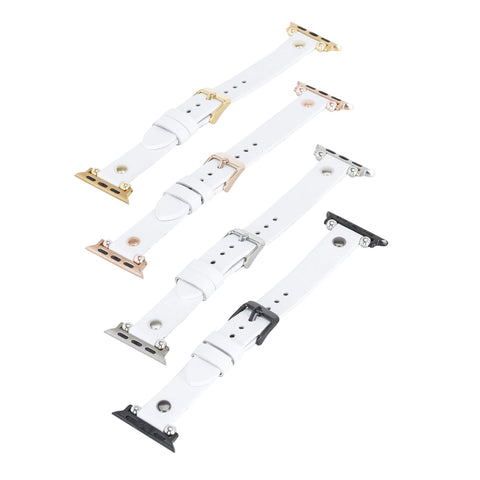 Perugia Leather Slim Band Strap for Apple Watch