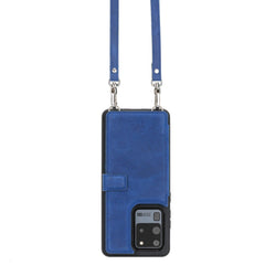Fermo Funda de cuero para teléfono con billetera cruzada para Galaxy S20 Ultra