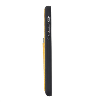 Funda tipo billetera de cuero Capri Snap On para iPhone X